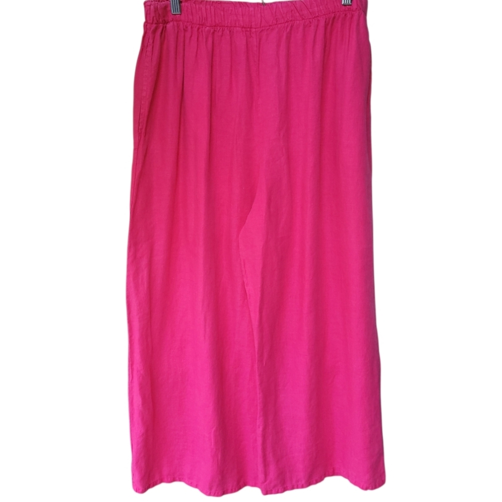 Bryn Walker 100% Linen Wide Leg Pants Size L